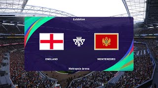 England U19 vs Montenegro U19 11102023 U19 UEFA EURO 2024 PES 2021 [upl. by Leseil]