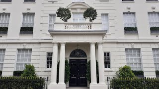 Beautiful Belgravia Homes and Embassies Part 1  London Architecture [upl. by Etteyafal]