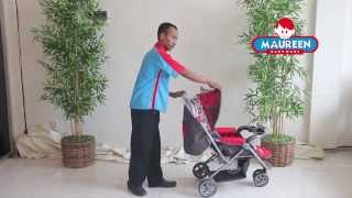 CARA MENGGUNAKAN STROLLER Pliko Boston BS 338 [upl. by Eboh]