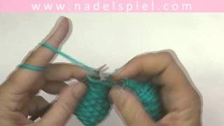 Stricken lernen mit eliZZZa 16  Knopfloch quer [upl. by Innep]