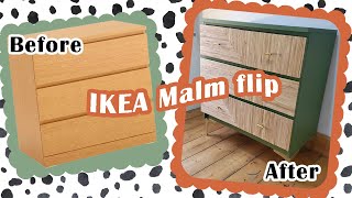 Paint amp Sticks Easy IKEA MALM Makeover [upl. by Marsha]