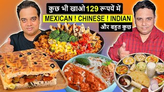 Mexican Burrito Bowl  Paneer Tikka Rice  Paneer Manchurian Noodle  FreshMenu Review  Food Vlog [upl. by Ueihttam924]