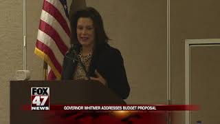 Gov Whitmer speaks to group about her upcoming budget proposal [upl. by Carling]