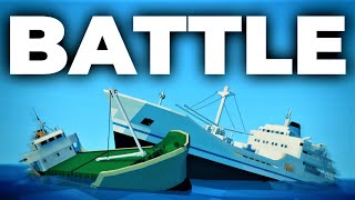 SHIP BATTLE  Stormworks Build and Rescue  Multiplayer [upl. by Liatrice]