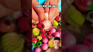 Permen nya banyak satisfying survivalskills candy primitive funny survivalskillstcx mukbang [upl. by Aistek]