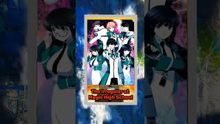 5 Magic Academy Anime To Watch part 1💫 yt anime goated youtubeshorts magic ytshorts [upl. by Justen]