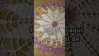 Bonita carpeta tejida a crochet crochet crochetpatterns tejer ganchillo diy 16k gracias [upl. by Airt]