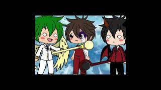 Angel and devil meme Gacha life racers gacha wreckitralph [upl. by Malcom]