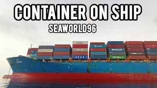 CONTAINER ON SHIP  MERCHANT NAVY CONTAINER SHIP  HOW TO WORK OFFSHORE VESSEL  SEAWORLD96 [upl. by Seigler]