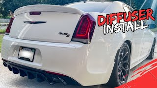 Chrysler 300 S REAR DIFFUSER Install [upl. by Areit]