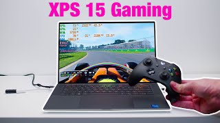 XPS 15 9510 Gaming Review RTX 3050 Ti  Thermals Fan Noise Power Output [upl. by Ydniw]