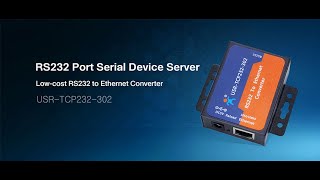 USRTCP232302 1port RS232 to Ethernet Converters [upl. by Einnahc453]