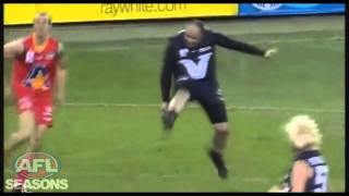 Craig Hutchinson Amazing Goal  EJ Whitten Legends Game 2011 [upl. by Ahsirkal]