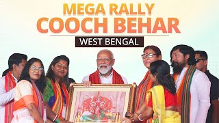 PM Modi Live  Public meeting in Cooch Behar West Bengal  Lok Sabha Election 2024 [upl. by Aleacem]