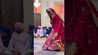 Bride entry and groom with phere Punjabi wedding punjabiweddinghighlights bestpunjabiwedding [upl. by Diahann]