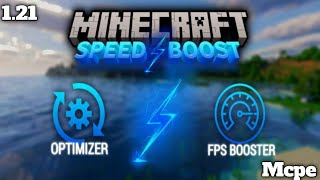 SpeedBoost Optifine For Minecraft Bedrock 121  Fps Boost Fix lag  Best OPTIFINE For MCPE 120 [upl. by Hasheem27]