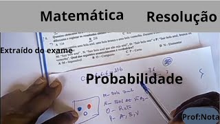 Resolução de Problemas de Probabilidade [upl. by Zurciram]