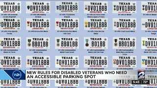 New rules for disabled veterans who need an accessible parking spots [upl. by Mairym]