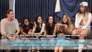 Fifth Harmony juega Verdad o Reto Propuesta matrimonial de Ally y Fanfics Parte 2 Subtitulado [upl. by Eirameinna336]