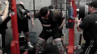 Mark Bell and Scott Cartwright squat 1050 [upl. by Vidovik]