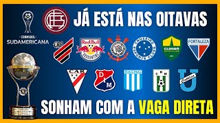 SULAMERICANA  SITUAÃ‡ÃƒO DOS TIMES BRASILEIROS  CONFRONTOS DE MOMENTO DOS PLAYOFFS [upl. by Gnoy]