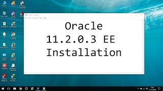 Oracle 11g Enterprise Edition Full installation [upl. by Yelsnik]