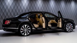 2024 Black Bentley Flying Spur V8  Fast Luxury Sedan in Detail [upl. by Neerihs]