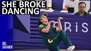 PhD Lecturer Tries to Break Dancing By Breakdancing in Paris Olympics  Rachael Gunn Case Analysis [upl. by Natica688]