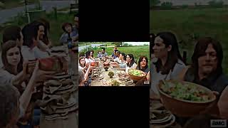 TWD season 7 dinner scene  thewalkingdead edit sad [upl. by Enirrok]