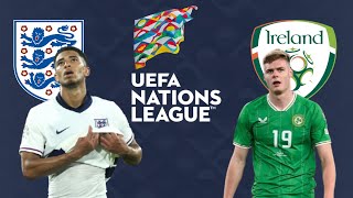 INGLATERRA x IRLANDA  UEFA NATIONS LEAGUE 2425 [upl. by Riehl]