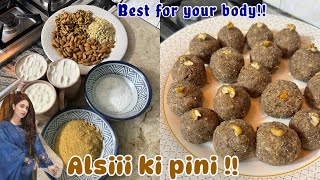 2024 Alsiii ki Pinni  Best For Body Pains  Period Issues Must Try Recipe In Winter’s [upl. by Nwahsud]