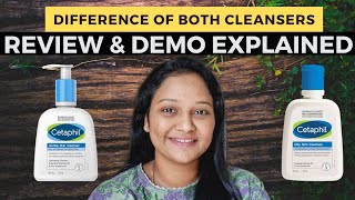 Cetaphil gentle face amp Cetaphil oily cleanser  review  demo amp explained skincaretips Cetaphil [upl. by Burleigh]