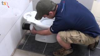 Tommys Trade Secrets  How to Install a Toilet Pan amp Cistern [upl. by Llamaj]