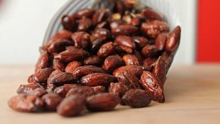 Gebrannte Mandeln Selber Machen Rezept  Roasted Almonds Recipe  ENG SUBS [upl. by Leanahtan199]