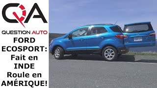 2018 Ford Ecosport Petite MOTEUR 10 et taille de bébé  Revue complète [upl. by Reivaz770]