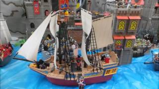 Playmobil 4290 Large Pirate Ship  Piratenschiff [upl. by Ellierim132]