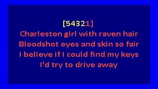 Tyler Childers  Charleston Girl karaoke [upl. by Oswin]