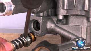 How to replace an unloader valve on your pressure washer pump [upl. by Nyletac]