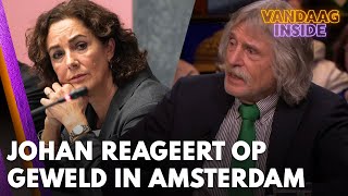 Johan reageert uitgebreid op geweld in Amsterdam Nederland staat wereldwijd voor schut [upl. by Inman]