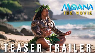 Moana The Movie  Live Action 2025  Teaser Trailer  Disney Concept [upl. by Burgess]