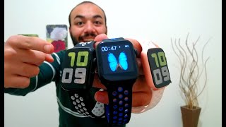 t55 مراجعة كامله للساعة الذكيه  t55 smart watch review [upl. by Sedberry]