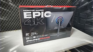 Vale a pena ter um monitor 4K 144hz  SUPERFRAME EPIC 4K [upl. by Retlaw213]