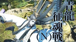 青龍征魂戦字幕解説あり【FF14FFXIV】ノーマル黒魔道士視点目線紅蓮のリベレーターファイナルファンタジーパッチ45攻略NORMALThe Wreath of Snakes [upl. by Akayas]