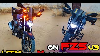 Yamaha fzs 150 modification 2022  Yamaha fzx 2022  Fzs accessories [upl. by Eisdnil]