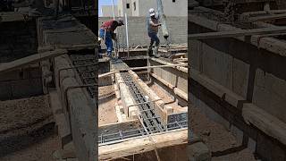 beam auto construction concrete366 beam slab stone buildingconstruction pilecap excavator [upl. by Solita]