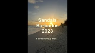 Sandals Barbados Walk Round Tour [upl. by Lawton170]