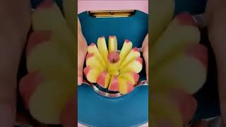 Stainless steel apple cutting tool large fruit divider multifunctional peeler and core separator [upl. by Lusty]