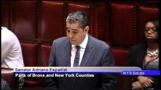 Senator Espaillats session remarks on NYs Minimum Wage Increase [upl. by Sherwood]