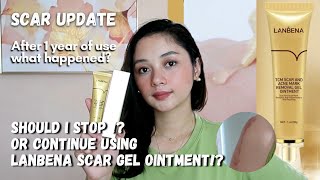 Should I stop or continue using LANBENA TCM SCAR amp ACNE MARK REMOVAL GEL OINTMENT [upl. by Yarw]