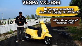 Vespa VXL 125BS6 All Features Explained Onroad price Best premium scooter to buy amp Highlights [upl. by Mharba]